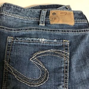 Women’e PLUS Size SILVER Jeans